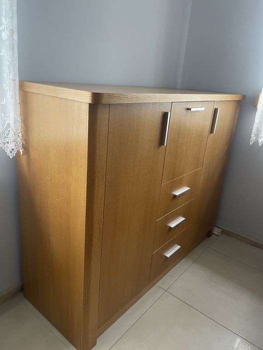 Komoda z dębu naturalnego