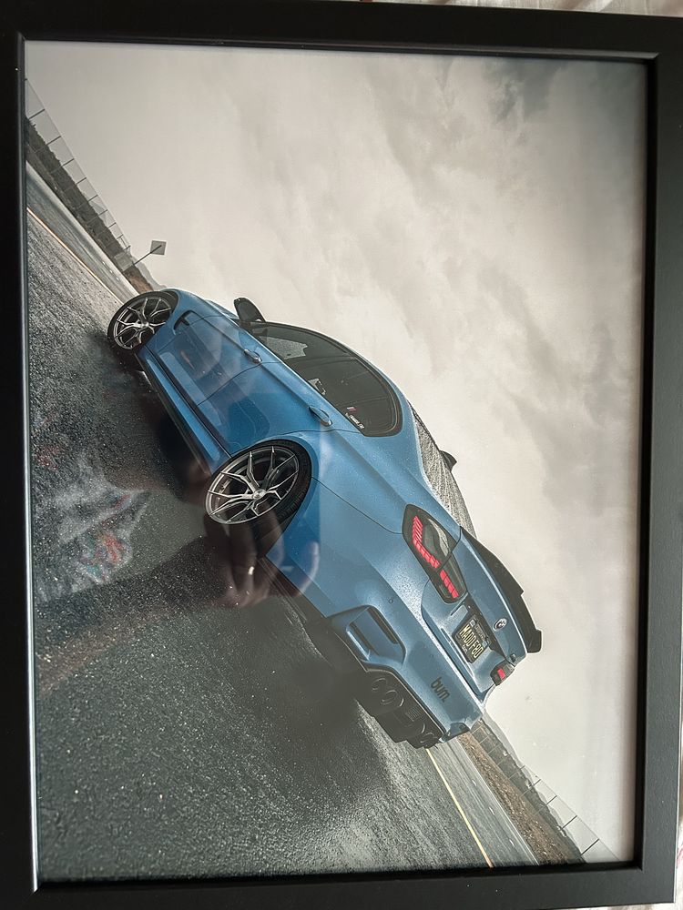Картина постер BMW у рамці