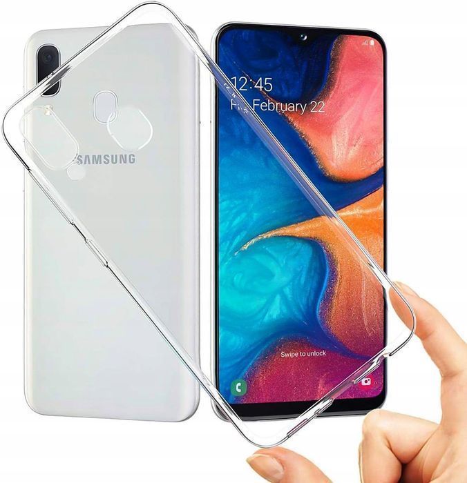 Etui Silikonowe Ultra Slim 0,5Mm Samsung Galaxy A20E Transparentne