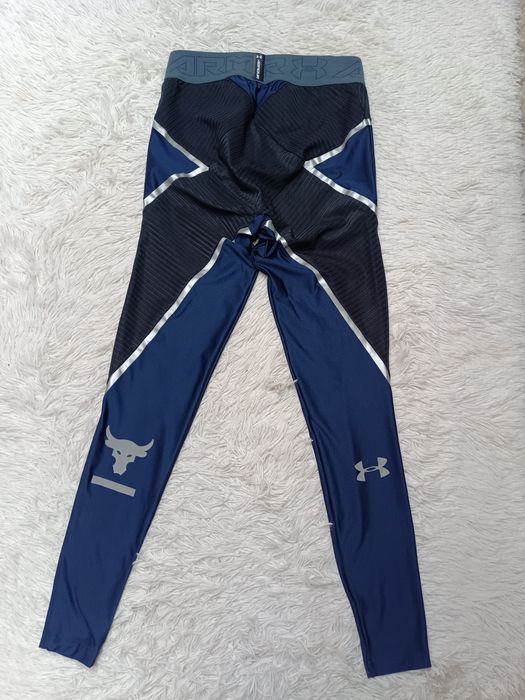 Legginsy termoaktywne męskie under armour project rock rozmiar m