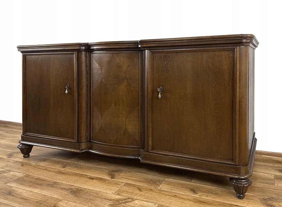 KOMODA antyk BUFET 3-drzw. 2 szuflady SZAFKA pod TV RTV