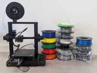 Drukarka 3d Creality Ender-3 v2 NEO + duży zestaw filamentów