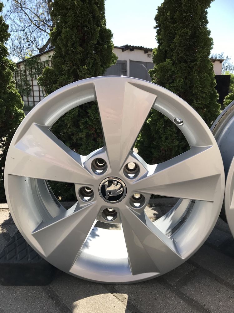 Felgi Alu 16” Ori Skoda 5x112 Octavia, Yeti, Superb itp Bardzo Ładne!