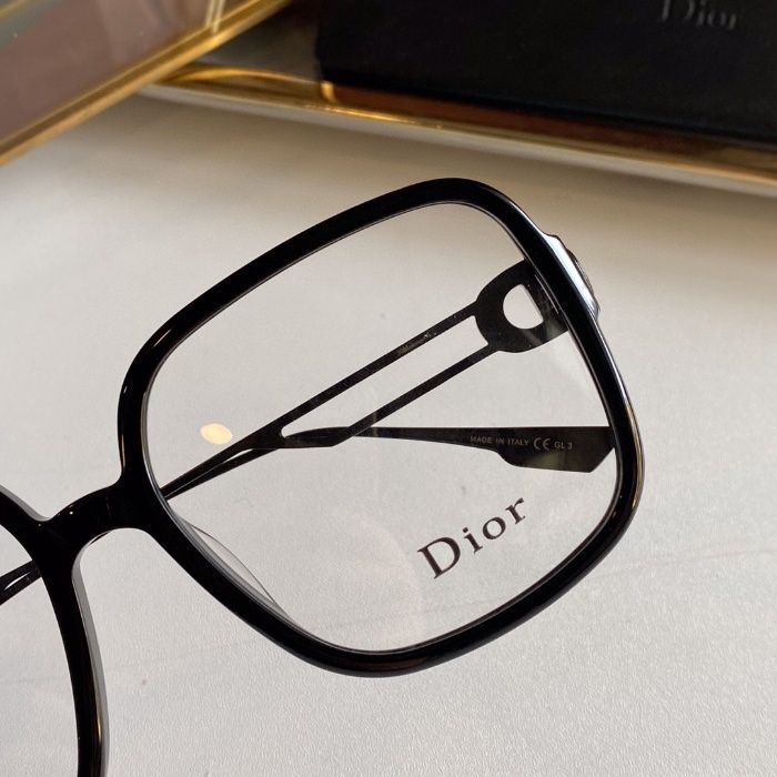 Dior okulary korekcyjne czarne ramki Blanka