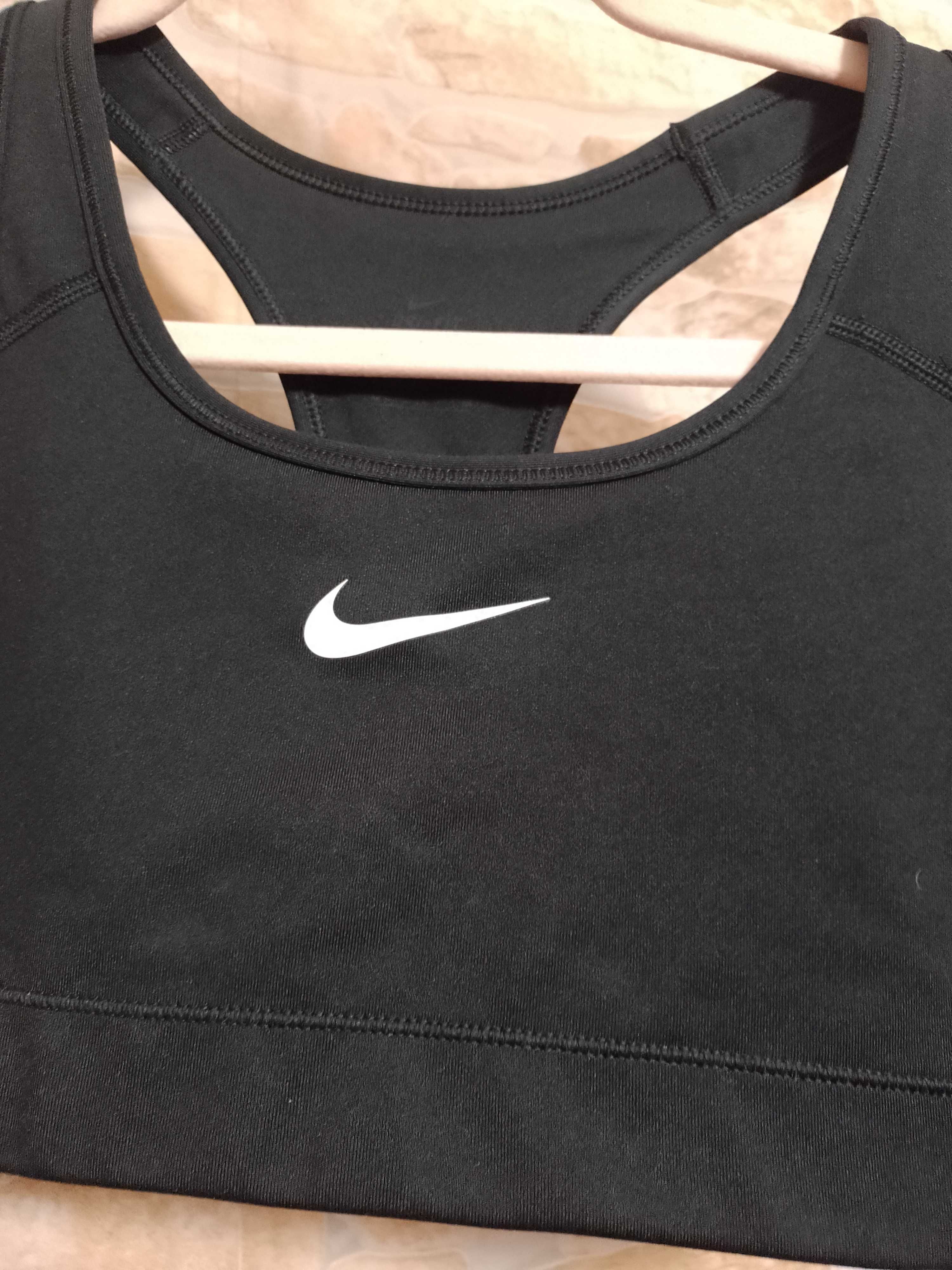 (38/M) NIKE/ Czarny top fitness z Londynu, bokserka sportowa