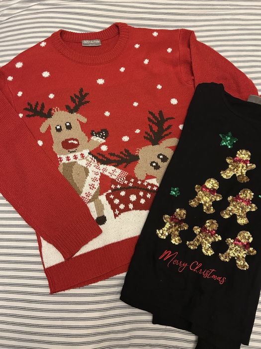 Seterek i bluzka świąteczna