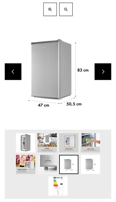 Congelador Klarstein Garfield Eco L 60L
