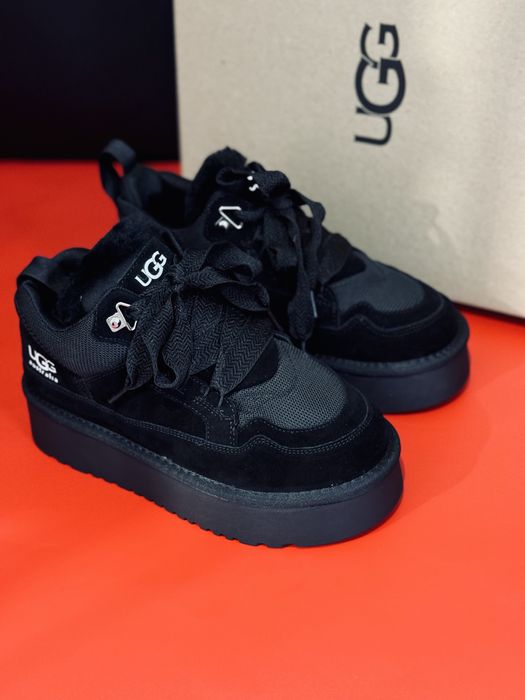 Кроссовки UGG Lowmel Australia Овчина Угг, Уггі натуральный замш /Уги