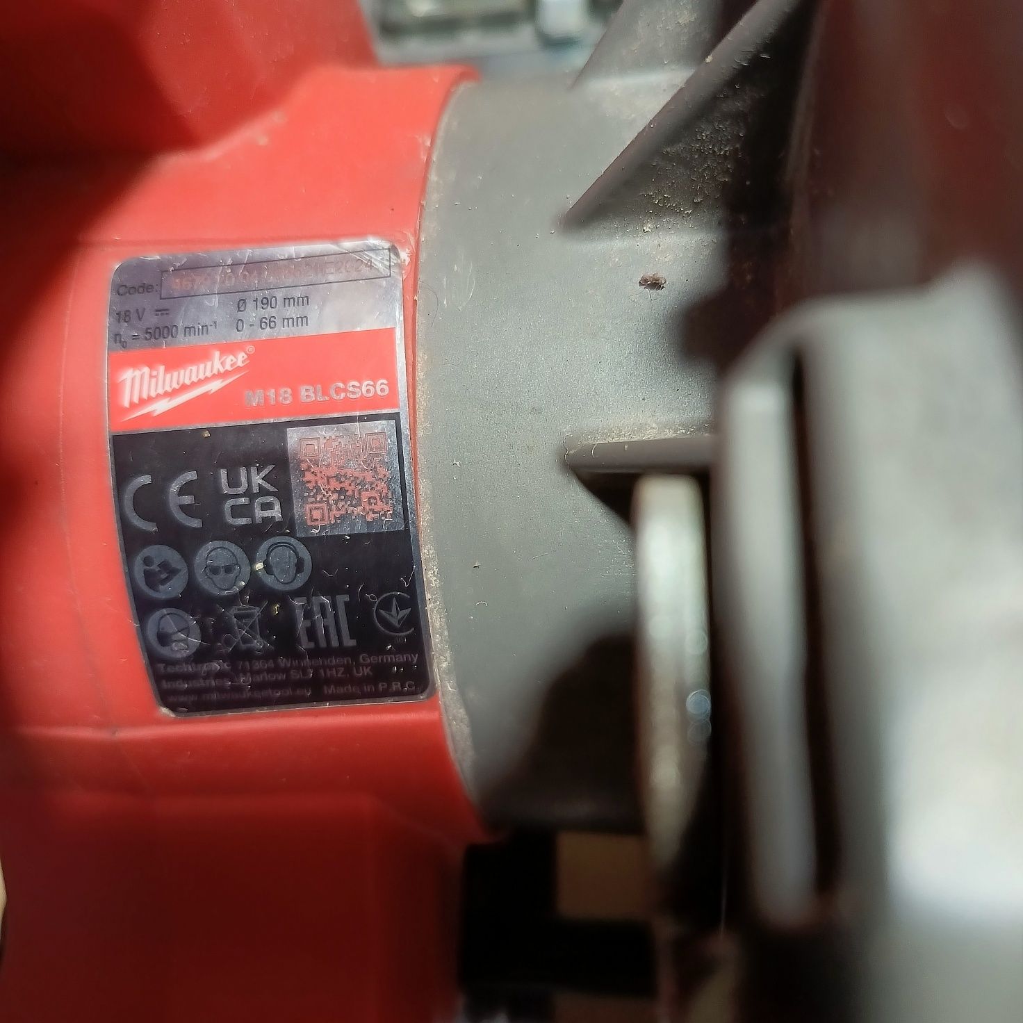 Milwaukee m18 blcs66 pilarka tarczowa