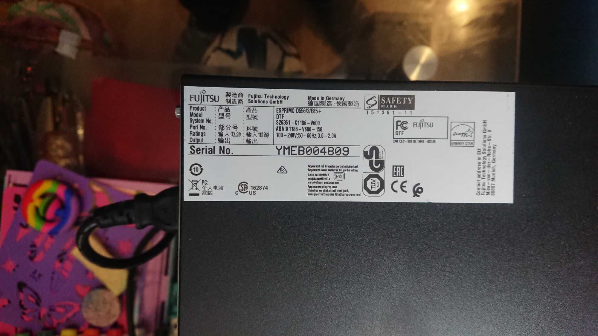 Системный блок FUJITSU D556/E85+(i5 6400,Video 2Gb,4Gb,HDD 500Gb)
