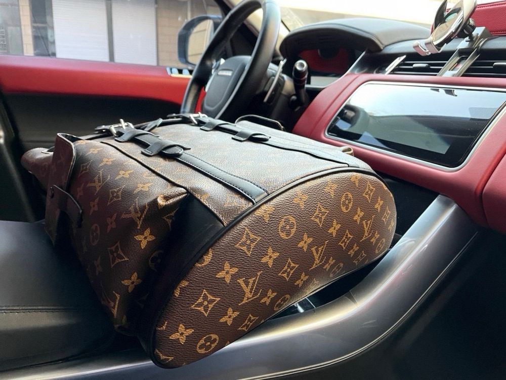 Louis Vuitton Christopher рюкзак | ЛВ темніший вживу 12 кольорів