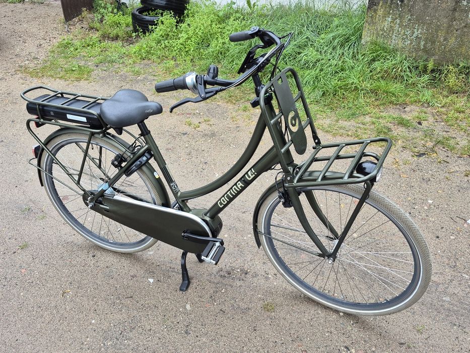 Rower damka damski elektryczny elektryk  Bafang jak Nowy Nexus 8 retro