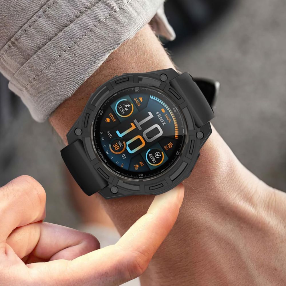 Tech-Protect Defense Air Garmin Fenix 8 (47 Mm) Black