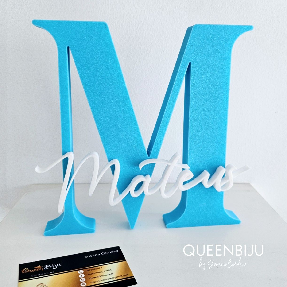 Letra com nome 20 cm Personalizável