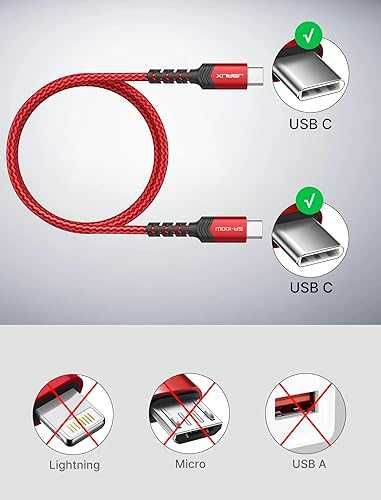 Kabel USB C na USB C 100 W 2 m 1szt