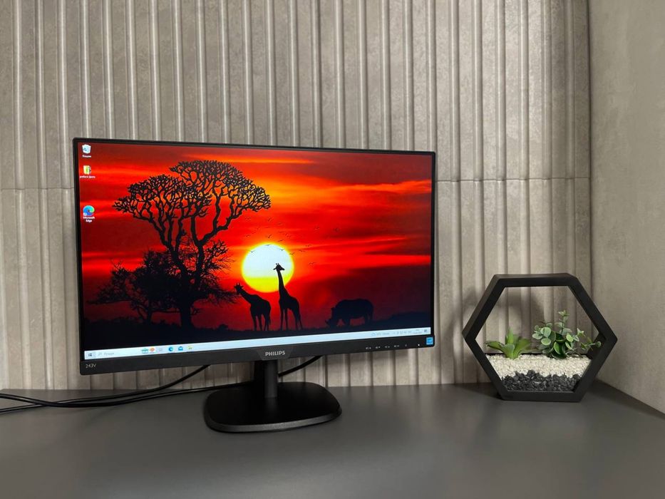 IPS монітор безрамковий Philips 24 дюйми full hd