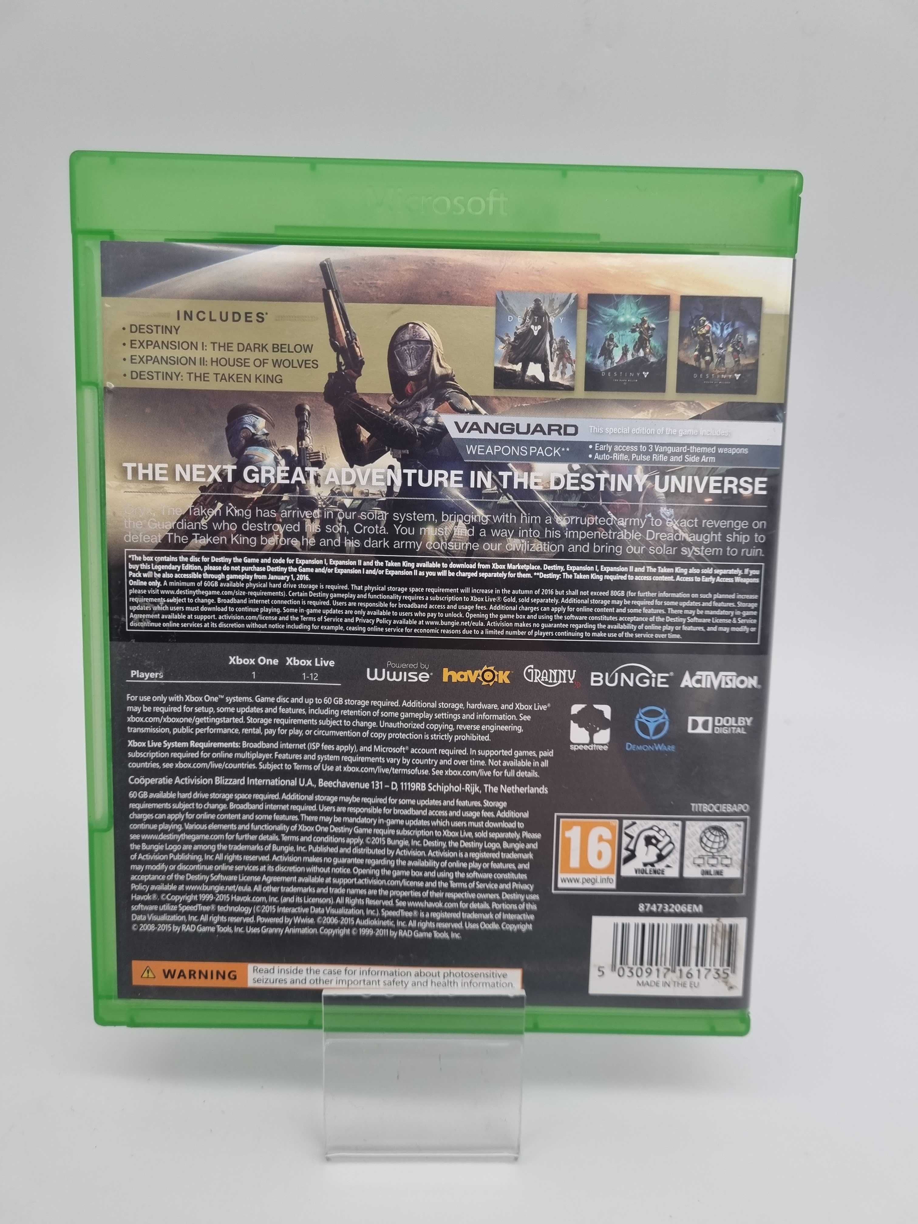 Gra Destiny: The Taken King - Legendary Edition, Xbox One
