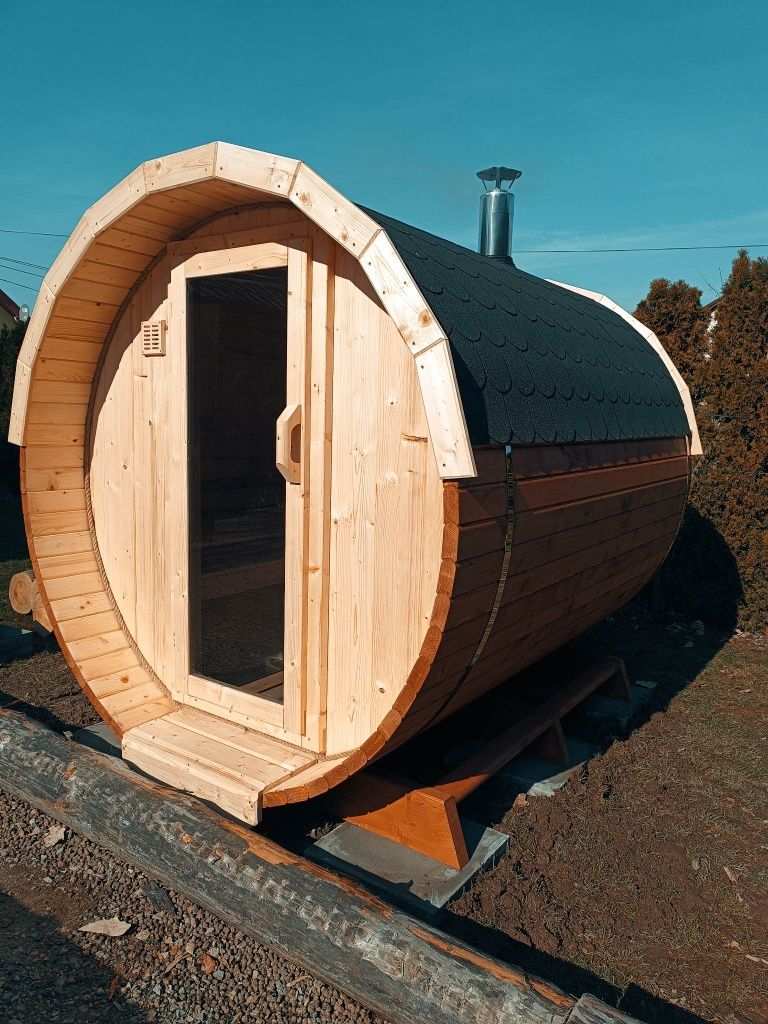 Sauna Ogrodowa Super Cena !! Kompletna z Piecem