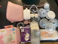 Laktator Philips Avent Hands Free - Full zestaw
