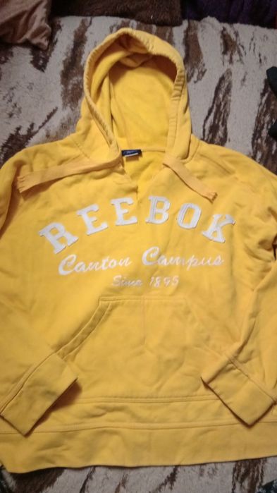 Bluza damska rozmiar L firmy Reebok bawełniana z kapturem