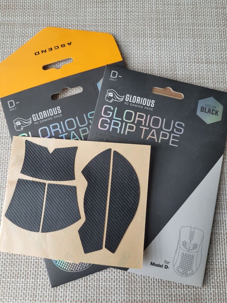 Nowa Myszka Glorious model D- matte black, + grip tape