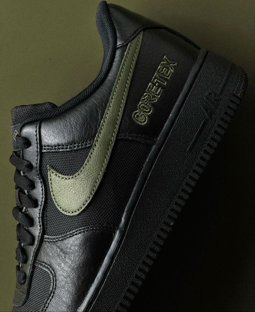 Nike Air Force 1 GORE-TEX Black Cargo Khaki | 42-43