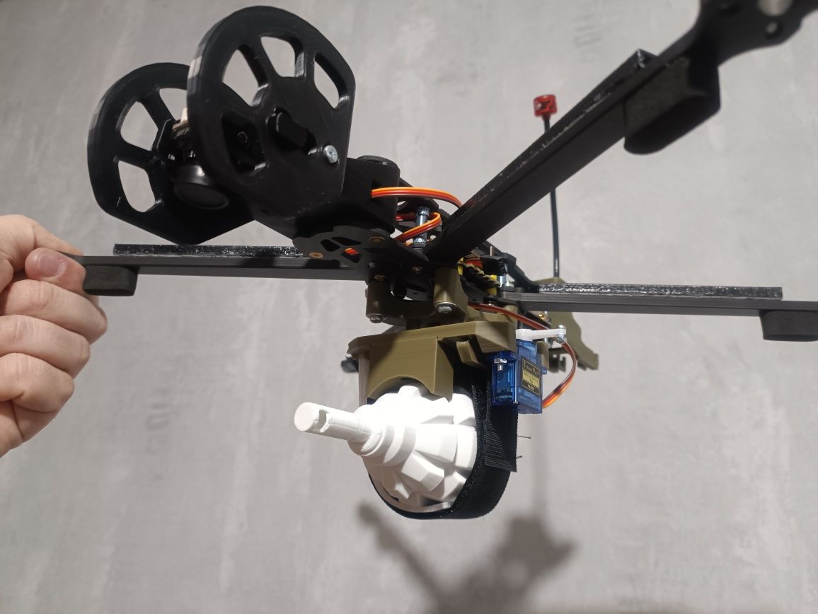 Скид система скиду для FPV дрону на 30-100мм 2-4-8х вог-17 мк19 РПГ