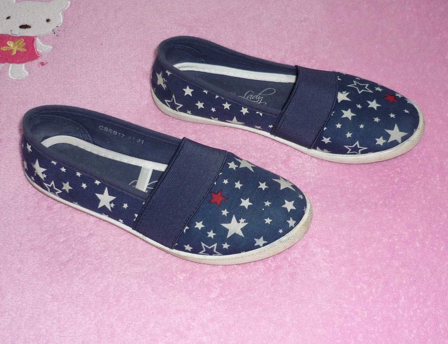 Granatowe Tenisówki Magic Lady CCC roz. 31 Wkł. 19 cm Buty Gwiazdki