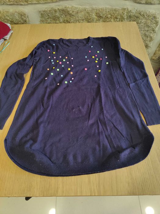 Lote de 3 camisolas de inverno, tamanho M