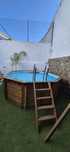 Piscina de madeira