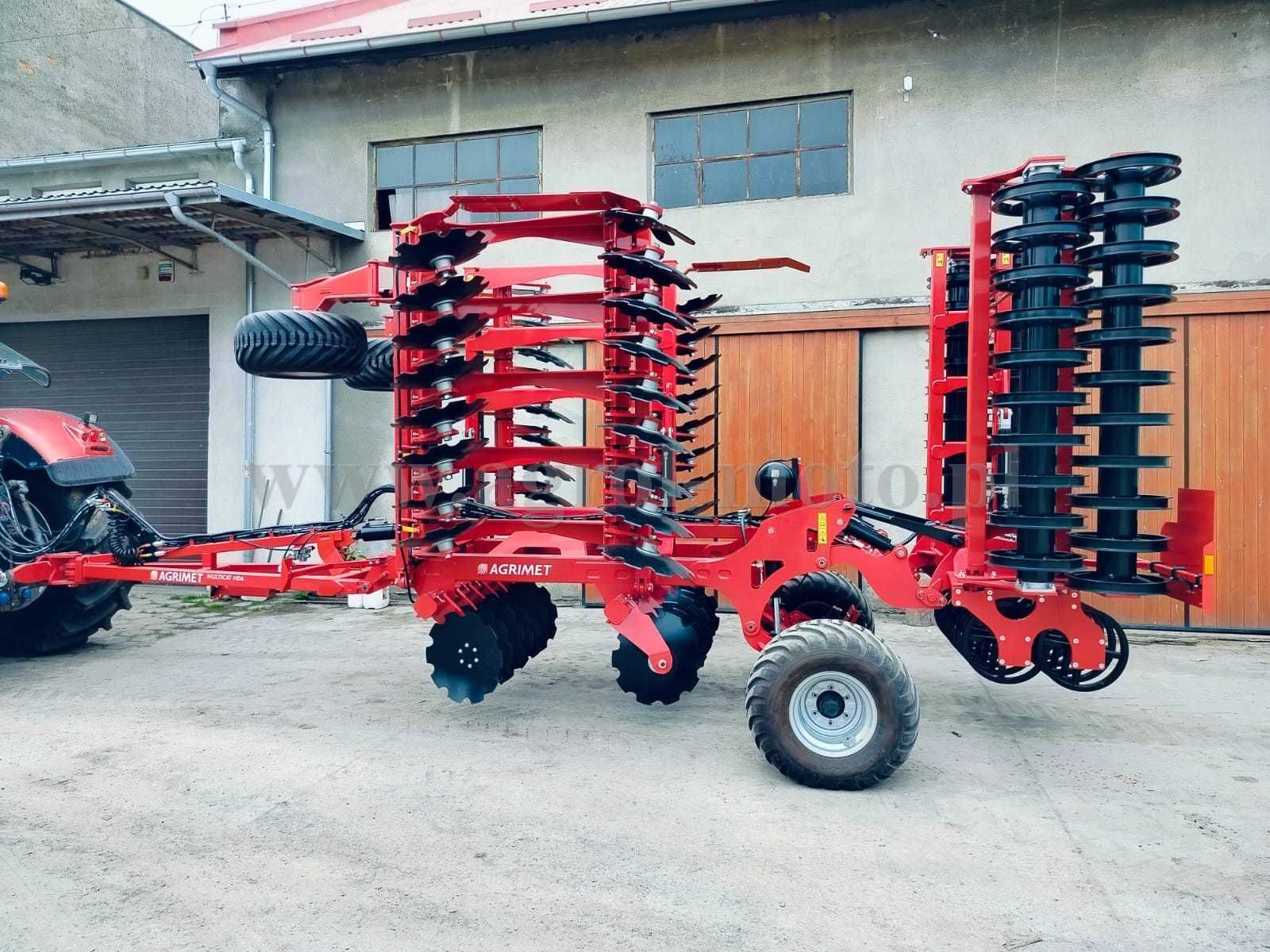 Brona talerzowa CIĘŻKA AGRIMET MULTICAT HD 5m ciągana talerz 6mm!