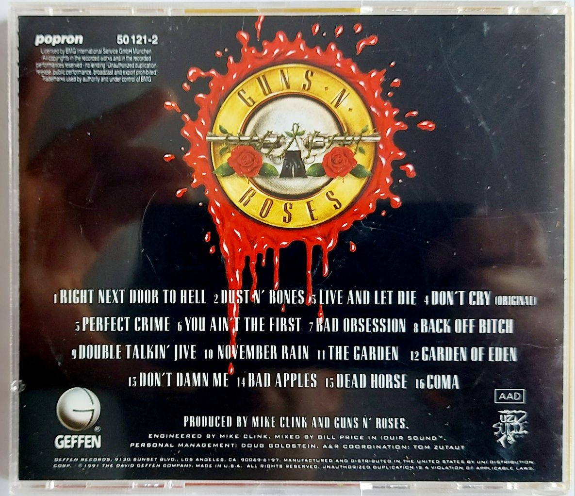 Guns N Roses Use Your Illusion I 1991r (I Wydanie)