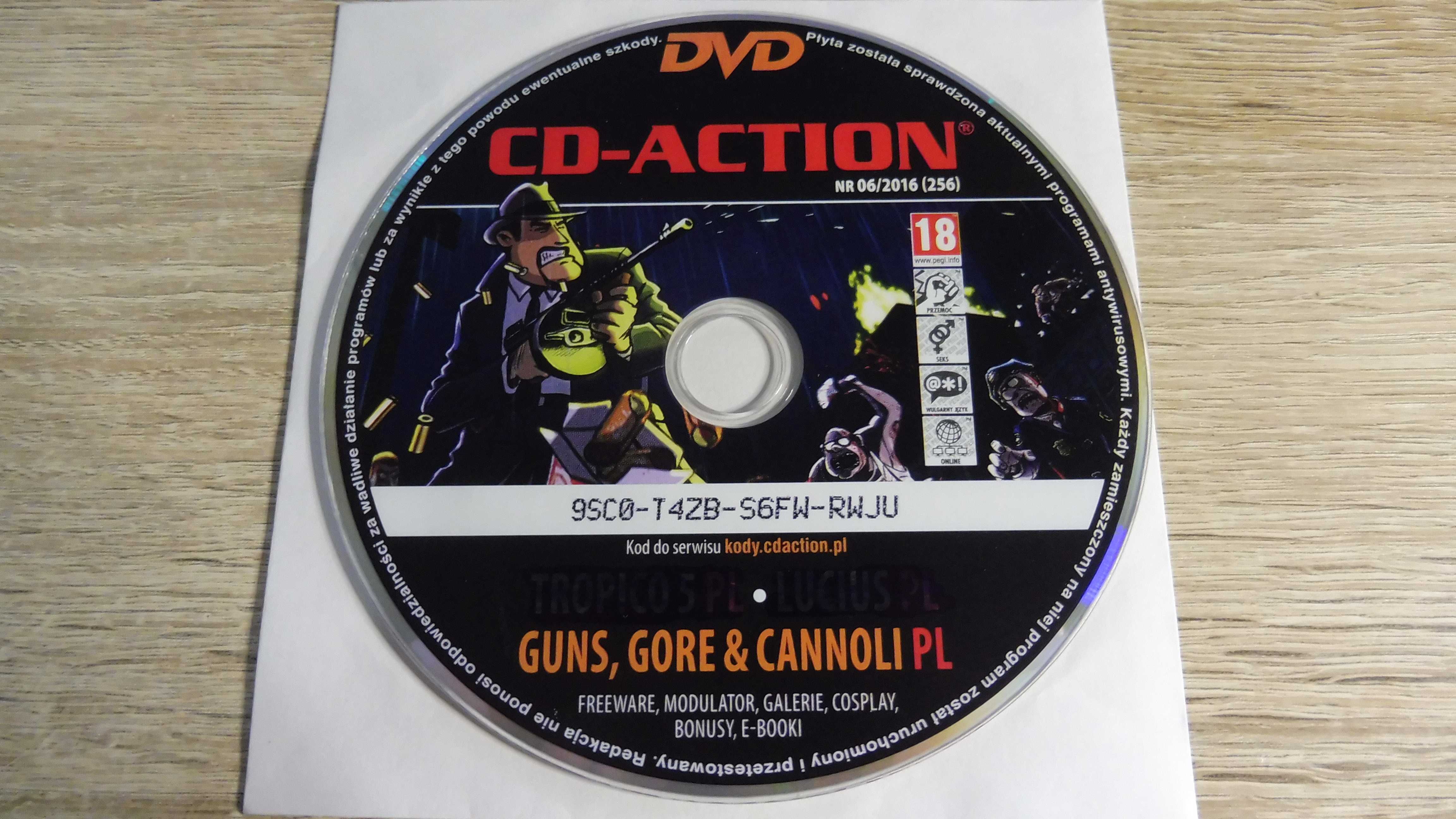 CD Action 06/2016 (256) - Guns, Gore & Cannoli PL