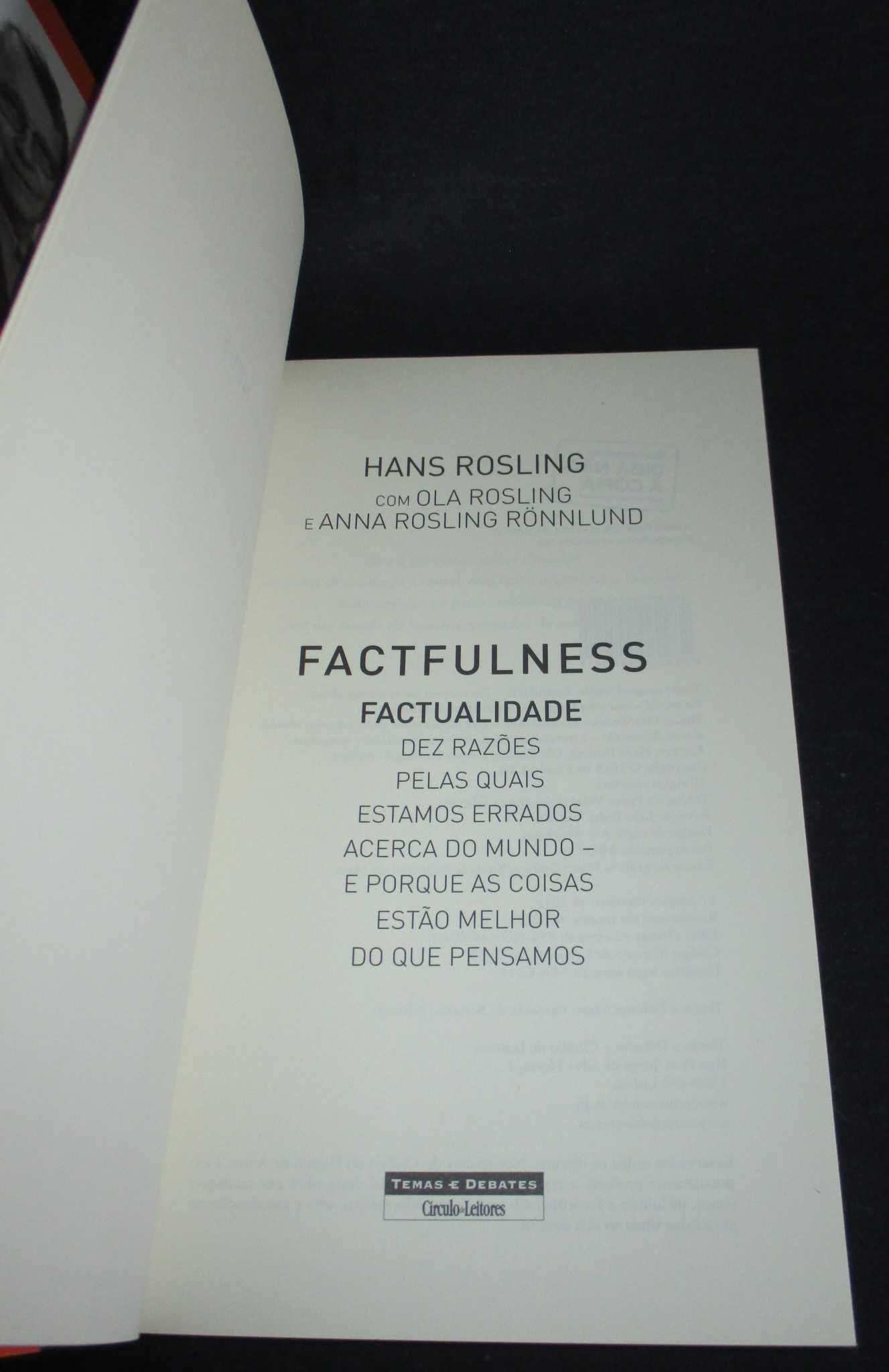 Livro Factfulness Factualidade Hans Rosling