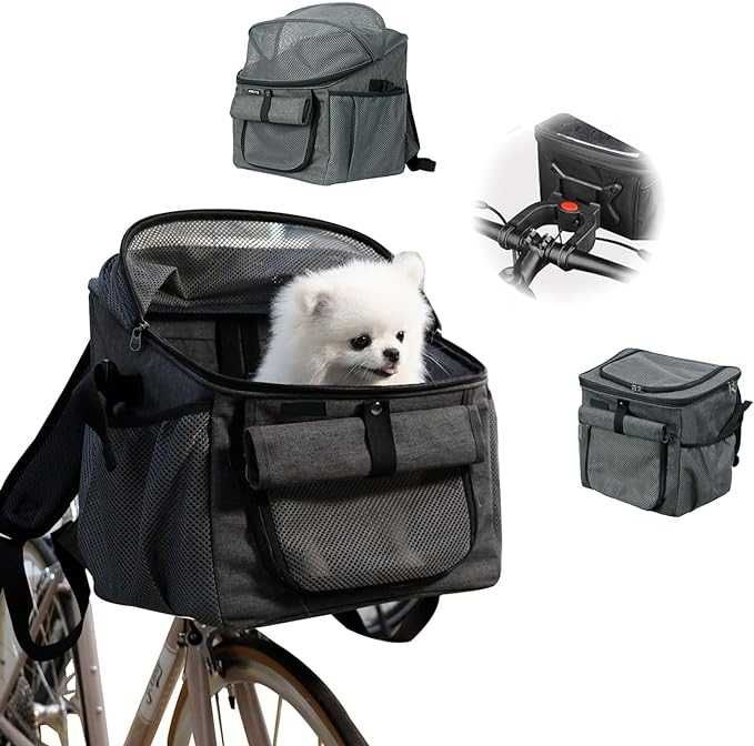 Plecak rowerowy dla zwierząt