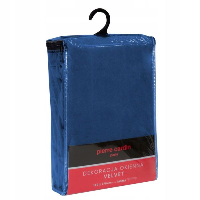 Zasłona 140x270 Dekoracyjna Pierre Cardin Sibel Taśma Granat