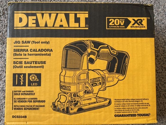 Dewalt DCS334B аккумуляторный лобзик
