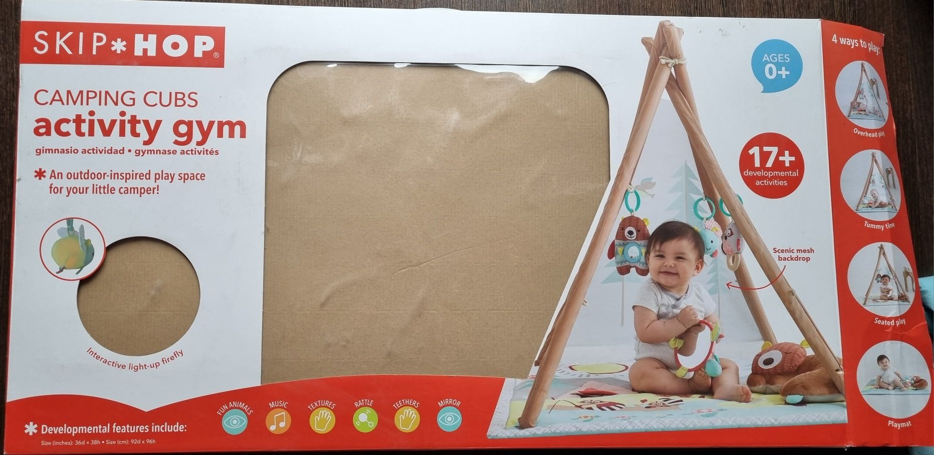 Skip Hop mata edukacyjna Leśne zwierzątka w Tipi