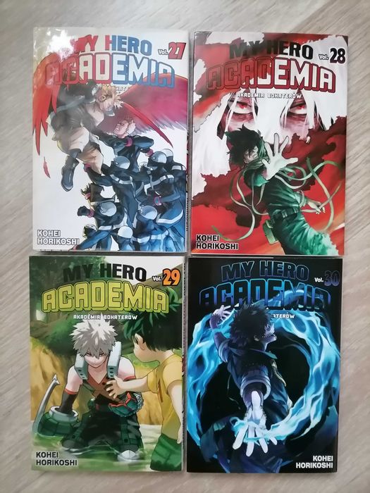 My Hero Academia manga Boku no Hero tomy 27-30 zestaw