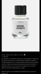 (WOOD LEGACY) EDP 100ML Zara NOVO