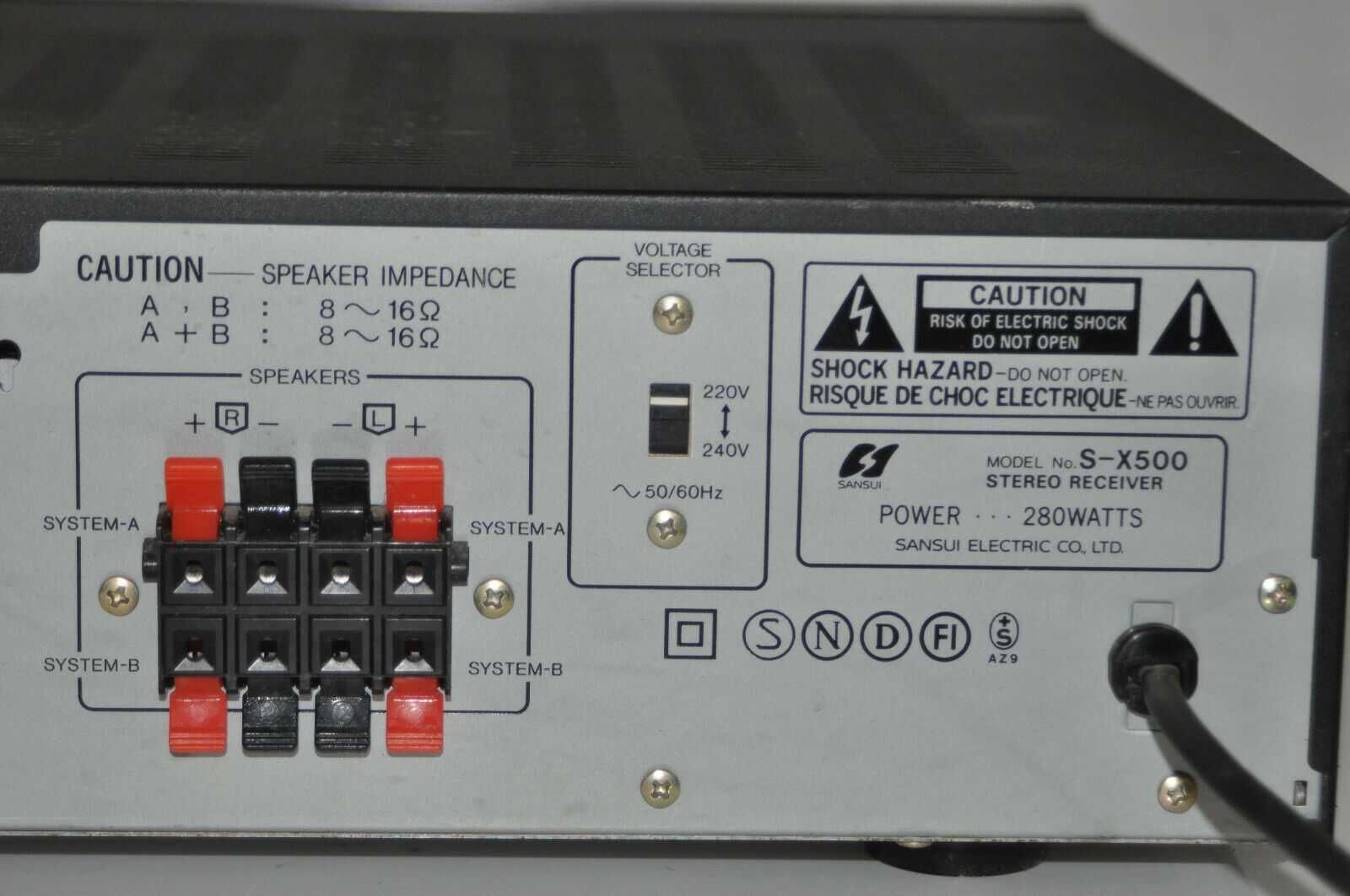Підсилювач ресивер Sansui S-X500 Quartz Synthesizer Stereo Receiver