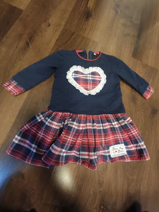 Sukienka dla dziewczynki r. 86