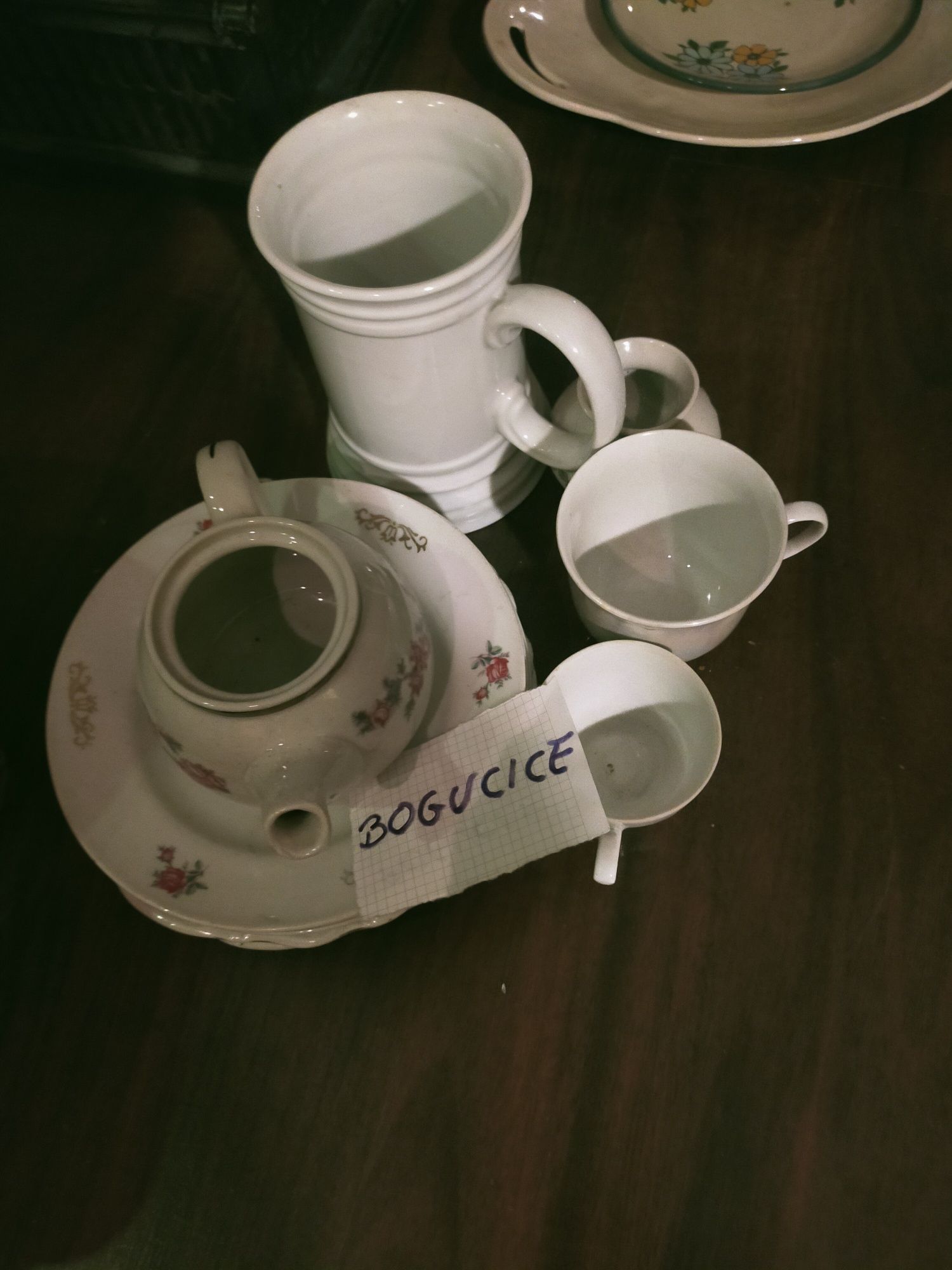 Porcelana fajans sygnatura Bogucice PRL