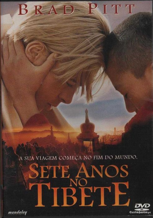 Dvd Sete Anos No Tibete - drama - Brad Pitt - extras