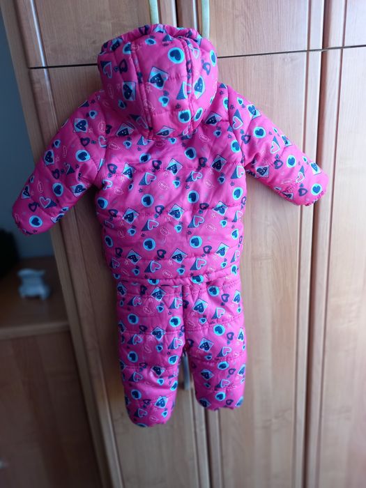 Kombinezon na zimę dwuczęściowy dziewczęcy