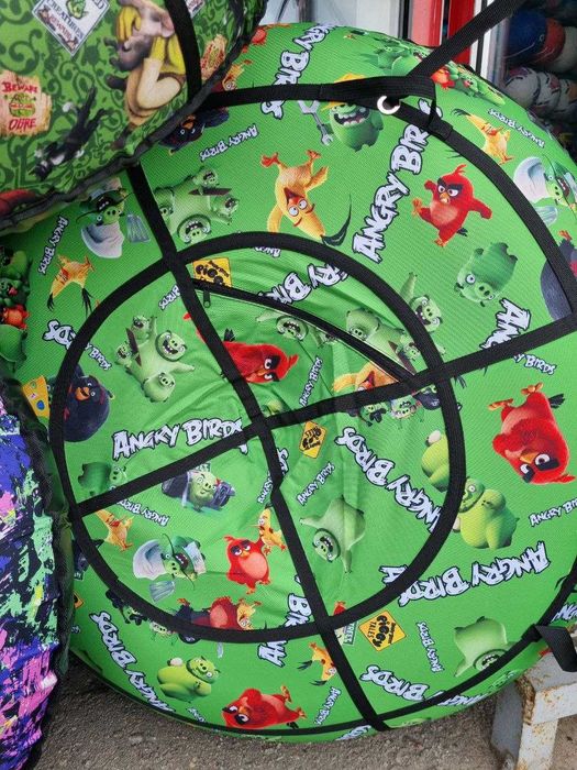 Плюшка для катання, тюбінг санки,  надувний тюб