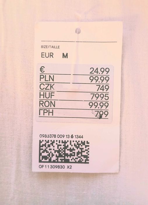 Sukienka koszulowa H&M.