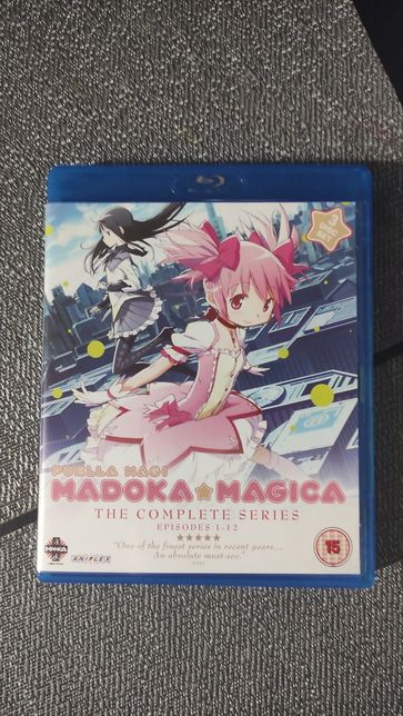 Puella Magi Madoka Magica BD cała seria anime Bluray 3 płyty
