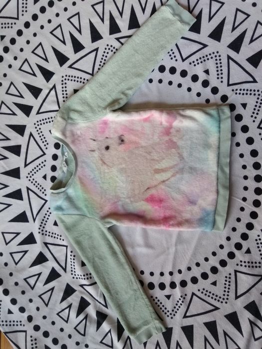 Bluza ciepła misiowa z koniem 110-116 H&M