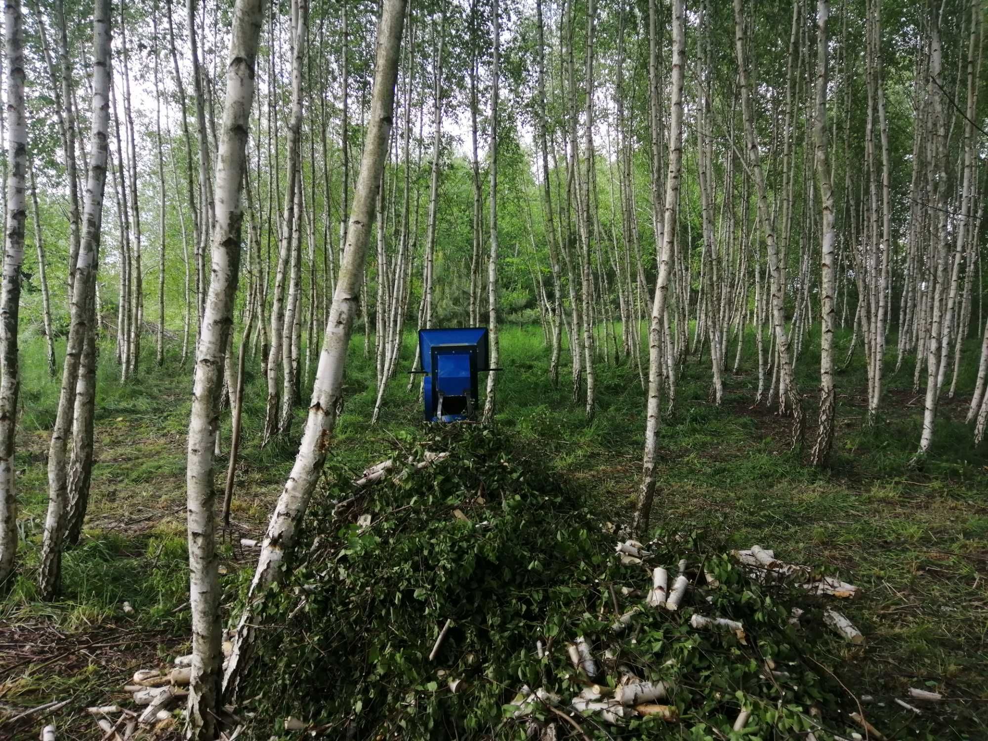 Rebakowanie galezi na kawałki i na drobno